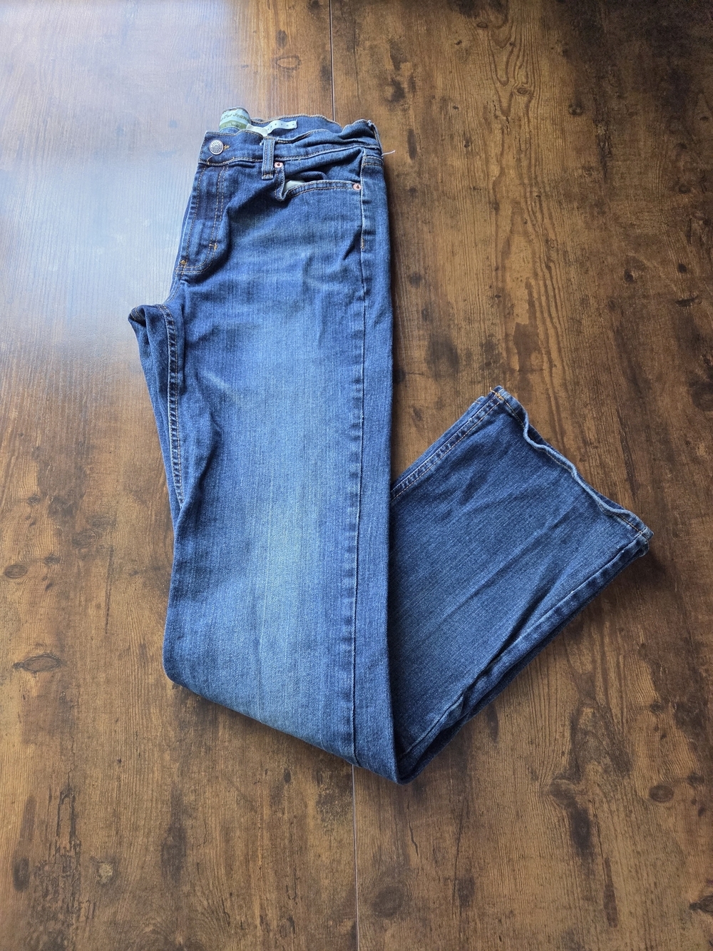 Old Navy Womens Low Waist Boot Cut Jeans Medium Wash Size 12